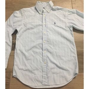 Boys RL Polo Dress Shirt, Medium